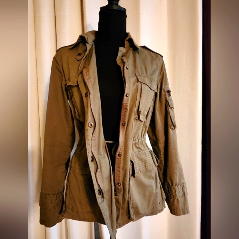 Salvage Khaki Utility/Military Jacket